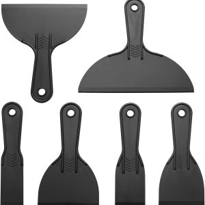 6-Pack Plastic Putty Knife Set
