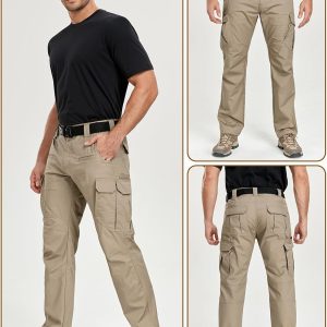 Men’s Stretch Cargo Pants 12 Pockets