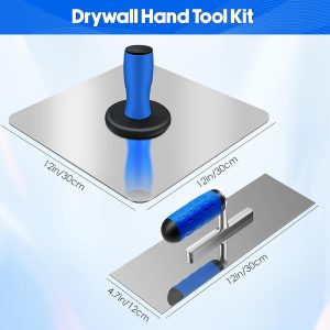 12″ Aluminum Plaster Hawk & Finishing Trowel Set